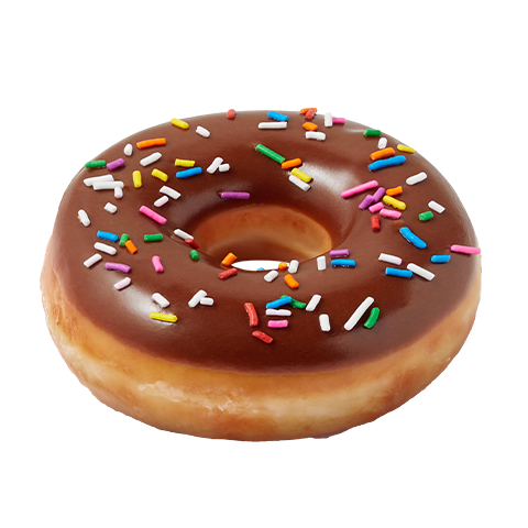 Chocolate Iced with Sprinkles